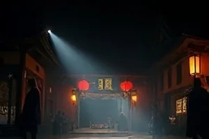 雨天放映室 雨窗后的投影幕