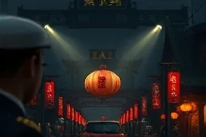 屋檐之下 老屋檐角挂下的雨帘